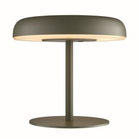 Nordlux Elmer Solar - lampe de table d'extérieur avec batterie - Ø 13 x 17 cm - 3 niveaux de gradation - 2W LED inclus - IP44 - vert
