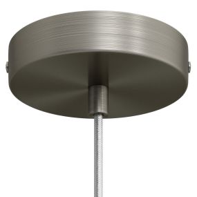 Creative Cables - rosace de plafond - Ø 12 x 2,5 cm - bronze brossé