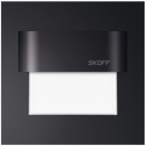 Skoff Tango Stick LED - applique murale en saillie - 73 x 73 mm - noir - 10V - 3000K