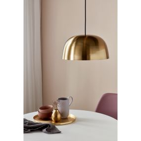 Nordlux Cera - lampe suspendue - Ø 36 x 229 cm - laiton