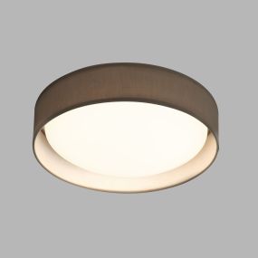 Searchlight Gianna - plafonnier - Ø 50 x 12,5 cm - 25W LED inclus - gris