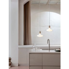 Calex - Ampoule E27 avec support de câble cylindrique - Ø 4,2 x 6,3 cm - bronze