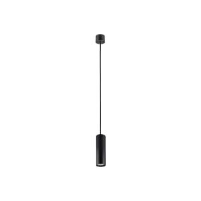 VK Lighting Edelle - suspension - Ø 5,6 x 173 cm - noir