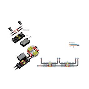 Boîte de jonction étanche VK Lighting 2 in / 2 out - IP68