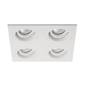 Zuma Line Chuck DL4 - spot encastré - 190 x 190 mm, 175 x 175 mm taille d'encastrement - blanc