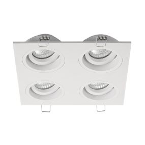 Zuma Line Chuck DL4 - spot encastré - 190 x 190 mm, 175 x 175 mm taille d'encastrement - blanc