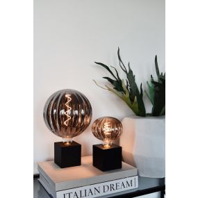 Calex Metz Ampoule LED fumée - Ø 12,5 x 14,5 cm - E27 - 4W dimmable - 2000K - fumée