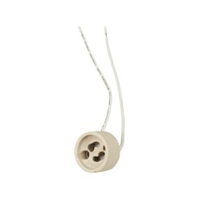 Elmark GU10 Fitting - Support de lampe GU10 - 2,7 x 1,6 cm - céramique