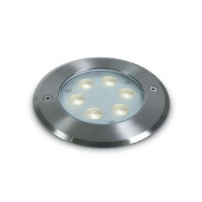 ONE Light LED Underwater Range - projecteur sous-marin à LED - Ø 150 mm, Ø 140 mm encastrable - 6 x 1W LED dimmable inclus - IP68 - acier inoxydable