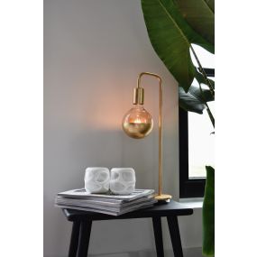 Calex Ampoule à filament LED plein verre - Ø 12,5 x 17,6 cm - E27 - 4W dimmable - 1800K - or