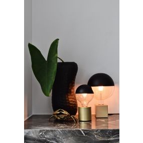 Calex Round - lampe à poser - Ø 8,5 x 8,5 cm - or