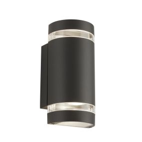 Searchlight Upwell - applique murale extérieure - 10 x 24 cm - IP44 - gris