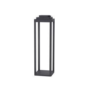 Nova Luce Figi - lampadaire portable avec port USB - 50 cm - 2W LED dimmable inclus - IP65 - anthracite