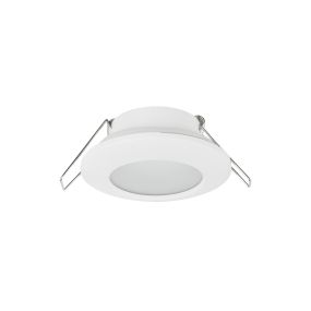 Nova Luce Tex - spot encastrable - Ø 93 mm, Ø 60 mm encastrable - IP44 - blanc sable