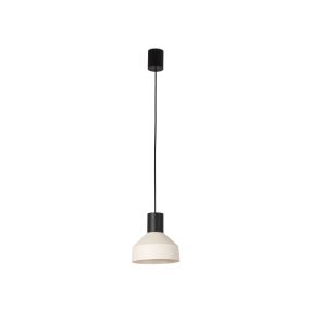 Faro Kombo - lampe suspendue - Ø 20 x 20 cm - beige et noir