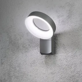 Konstsmide Asti - lampe murale extérieure - 26 x 23,5 x 35,5 cm - 18W LED incl. - IP44 - anthracite