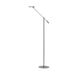 Lucide Anselmo - lampe de lecture - 25 x 25 x 140 - 9W LED inclus - chrome mat