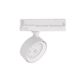 Nova Luce Roler - Spot sur rail triphasé - Ø 9,5 x 15,5 cm - 20W LED inclus - blanc sable