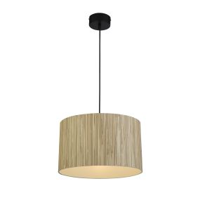Searchlight Meadow - lampe suspendue - Ø 35 x 120 cm - brun et noir