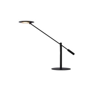 Lucide Anselmo - lampe de bureau - 25 x 25 x 50 - 9W LED inclus - noir