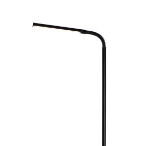 Lucide Gilly - lampadaire - 153 cm - 5W LED inclus - noir