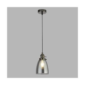 Searchlight Pendants - lampe suspendue - Ø 14 x 150 cm - noir