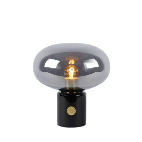 Lucide Charlize - lampe à poser - 24cm - noir