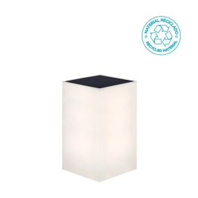 New Garden Wally - applique solaire avec télécommande - 12 x 12 x 18 cm - 5W LED inclus - IP65 - blanc - couleur de lumière blanc chaud