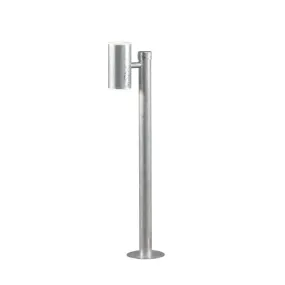 Konstsmide Ull - poteau de jardin - 29 x 10 x 90,5 cm - 2x 8W LED dimmables incl. - IP54 - argenté