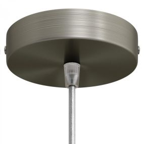 Creative Cables - rosace de plafond - Ø 12 x 2,5 cm - bronze brossé