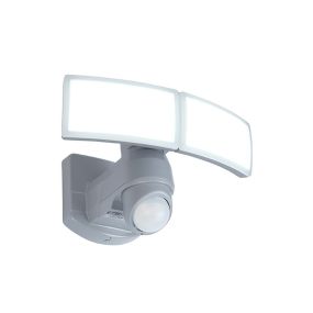 Lutec Arc - applique extérieure avec détecteur - 27 x 20 x 15 cm - 13W LED inclus - IP54 - blanc
