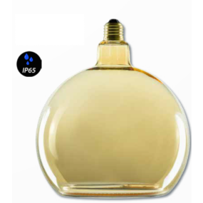 Segula Ampoule LED - Globe flottant - Ø 20 x 23 cm - IP65 - E27 - 4,5W dimmable - 2200K - ambre