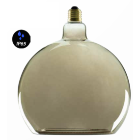 Segula Ampoule LED - Globe flottant - Ø 20 x 23 cm - IP65 - E27 - 4,5W dimmable - 1900K - fumé