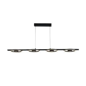 Searchlight Space - lampe suspendue - 120 x 120 cm - 36W LED inclus - noir