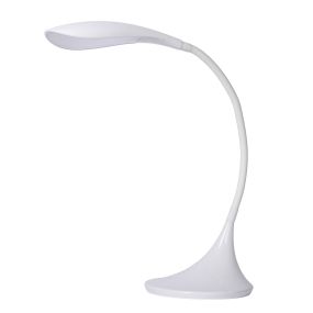 Lucide Emil - lampe de bureau - 17 x 22 x 37,5 cm - 4,5W LED dimmable inclus - blanc