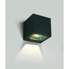ONE Light Cube Wall Lights - appliques murales d'extérieur - 10 x 10 x 10 cm - 6W LED inclus - IP65 - anthracite