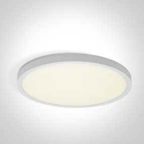 ONE Light Plafo - plafonnier - Ø 50 x 2,7 cm - 40W LED inclus - blanc
