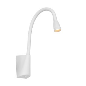 Lucide Galen - lampe de chevet - 62 x 35 x 25 cm - 3W LED inclus - blanc