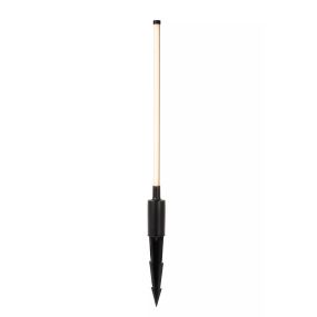 Lucide Lornex - spot de sol sur piquet - Ø 4,9 x 58 cm - 6W LED inclus - IP54 - noir