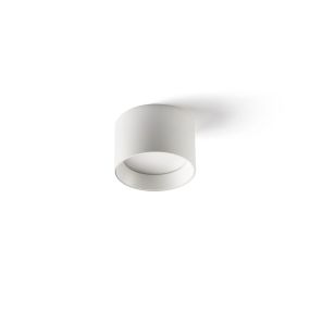 Faro Mizu - plafonnier - Ø 9 x 6 cm - 8W LED inclus - blanc mat