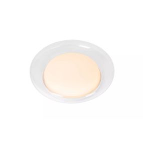 Lucide Sketes - plafonnier - Ø 35,2 x 8,5 cm - 18W LED dimmable inclus - blanc
