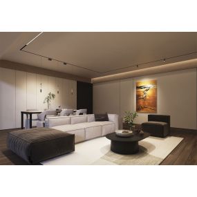 VK Lighting Eiva - système de rails magnétiques - poutre de rail inclinable - 11,1 x 2,15 x 9,9 cm - 6W LED inclus - dimmable DALI - blanc