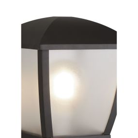 Searchlight Seattle - lampe de jardin - 32 x 32 x 73 cm - IP44 - noir