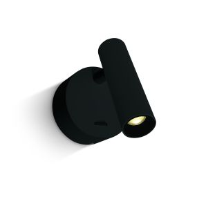 ONE Light Reading Spots - applique murale avec interrupteur - Ø 8 x 9 cm - 3W LED inclus - noir