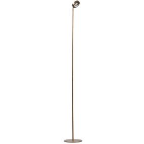 ETH Jake Round - lampadaire - Ø 20 x 154 cm - gradation à 3 niveaux - LED 9W inclus - brun