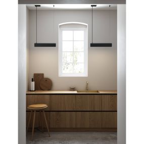 Design for the People Beau 50 - lampe suspendue - 50 x 308,5 cm - 8W LED inclus - noir