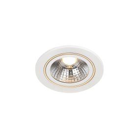 Nordlux Alec 1-Kit - spot encastré - Ø 95 mm, Ø 80 mm encastré - gradateur 3 niveaux - 6,1W LED inclus - IP44 - blanc
