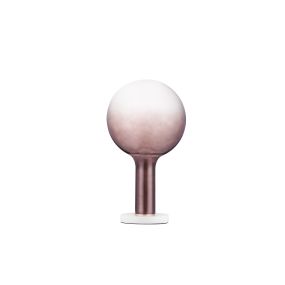 Nova Luce Nostos - lampe de table - Ø 20 x 35 cm - 3W dimmable LED inclus - brun et or