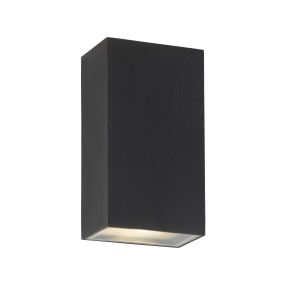 Searchlight Ashby - Applique d'extérieur - 9 x 16,2 cm - 6W LED inclus - IP44 - noir