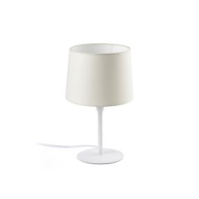 Faro Conga - lampe à poser - Ø 21,5 x 44,5 cm - blanc